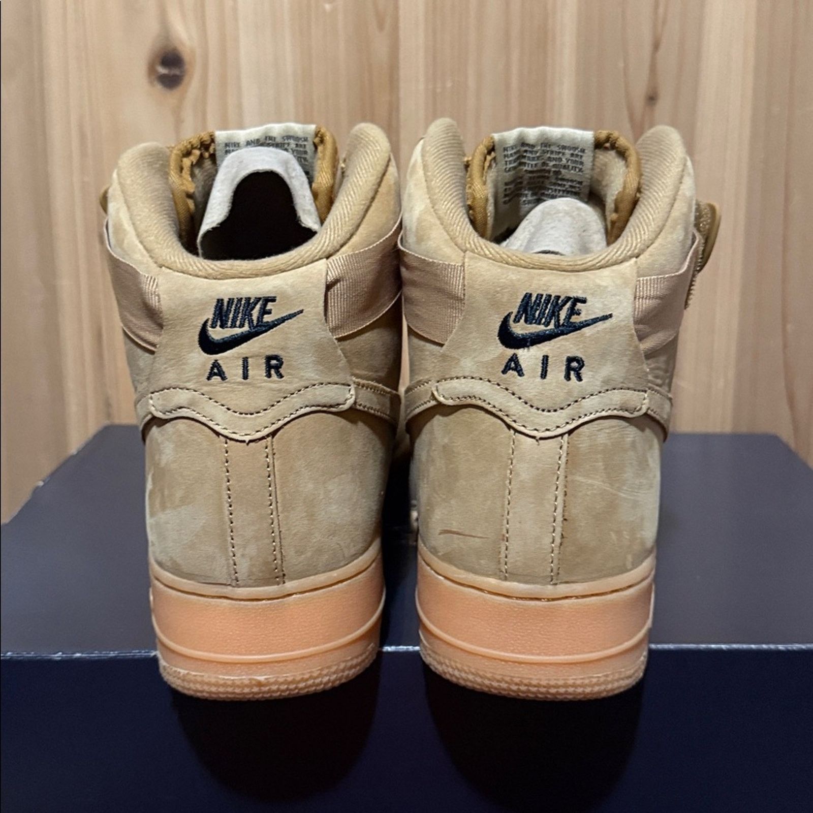 Nike 2017 Nike Air Force 1 High '07 LV8 WB 'Flax Wheat Gum' Size US 10 / EU 43 - 8 Thumbnail