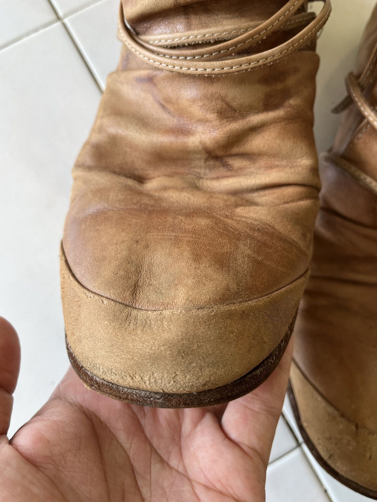 Japanese Brand 2000’s Whoop EE Lace Up Boots Size US 8 / EU 41 - 7 Thumbnail