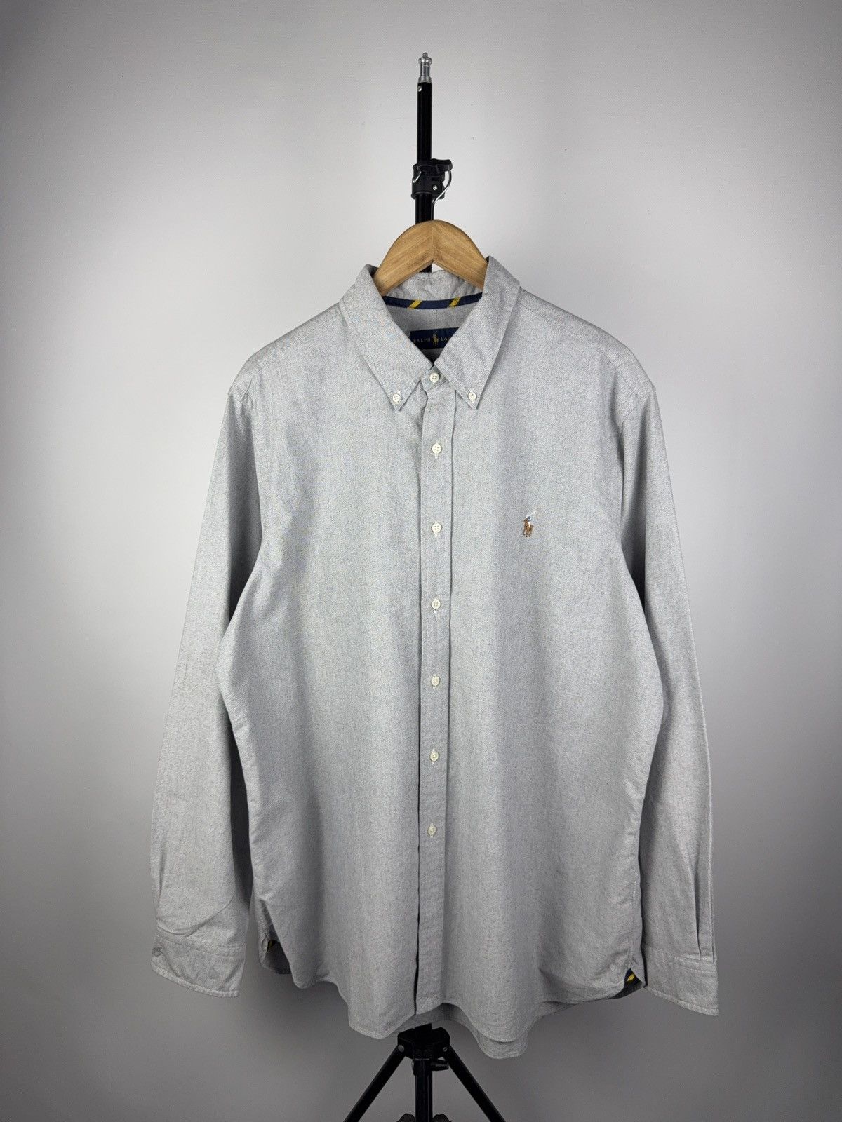 Designer × Polo Ralph Lauren × Vintage Vintage 90s Polo Ralph Lauren Shirt OLD MONEY style Size US XXL / EU 58 / 5 - 1 Thumbnail