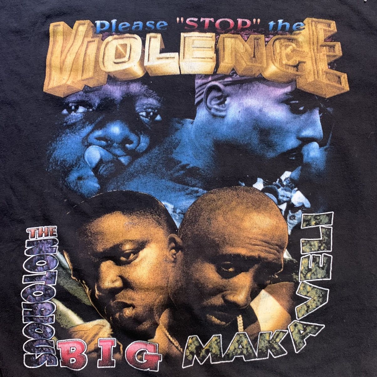Rap Tees VINTAGE IN MEMORY OF TUPAC SHAKUR BIGGIE SMALLS RAP TEE Size US XXL / EU 58 / 5 - 4 Thumbnail