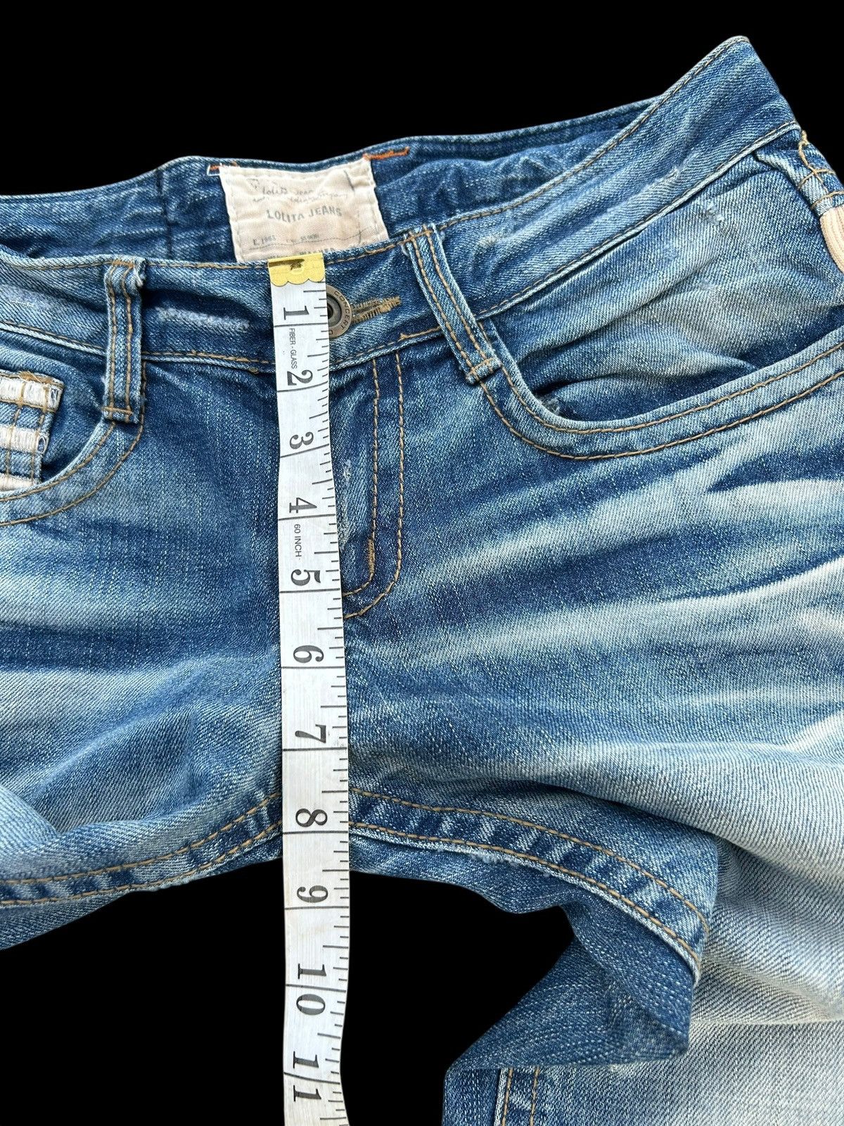 Japanese Brand × Kapital × Vintage Lolita Japanese Punk Style Faded Denim Jeans Size US 31 - 8 Thumbnail