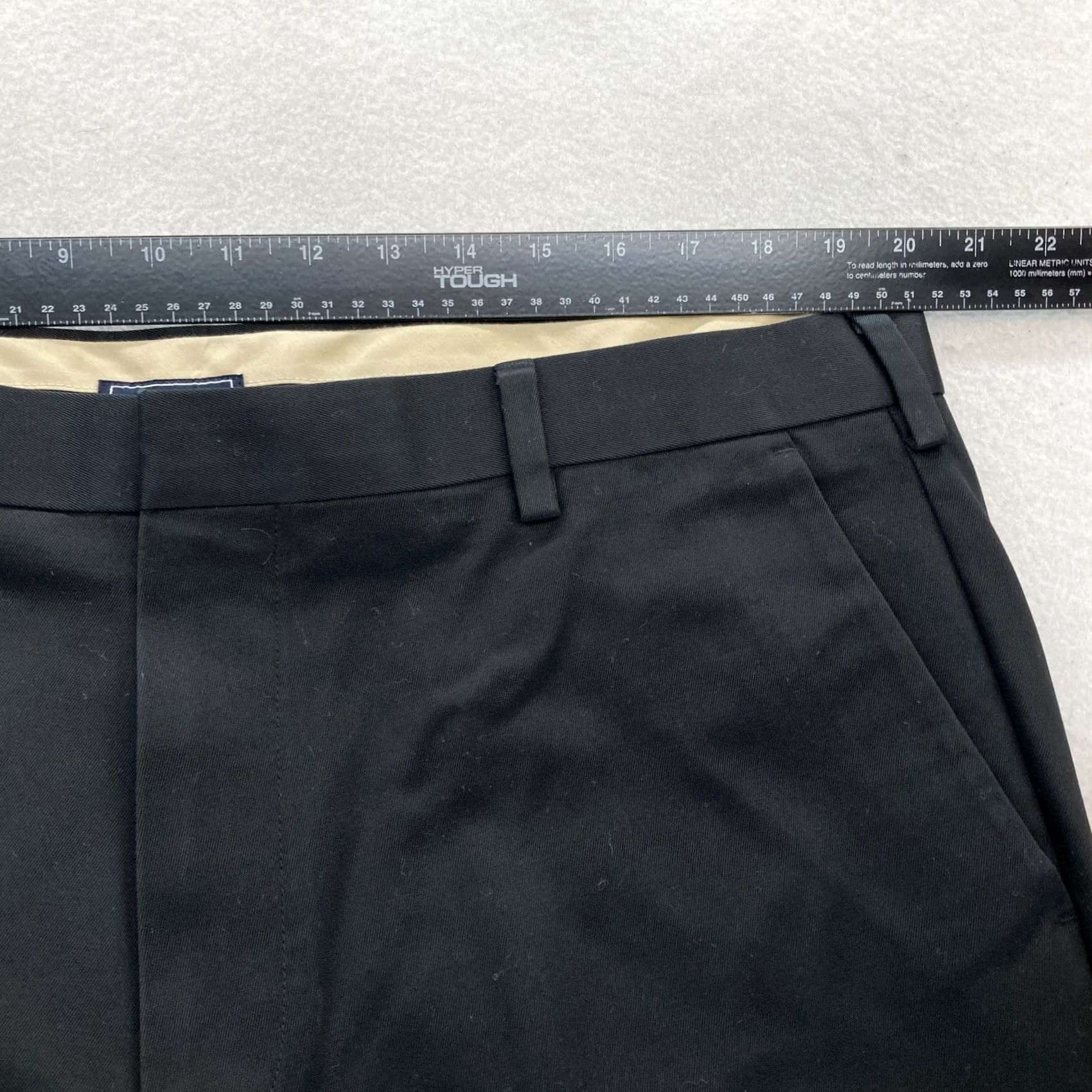 Dockers Dockers D3 Khaki Pants Mens 40x30 Classic Straight Black Flat Front Size US 40 / EU 56 - 7 Thumbnail