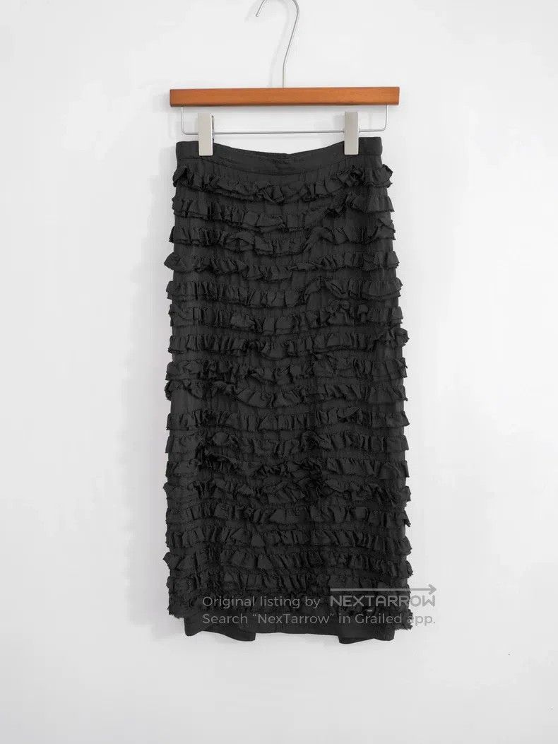Comme Des Garcons size S Pinched pleat wrap skirt