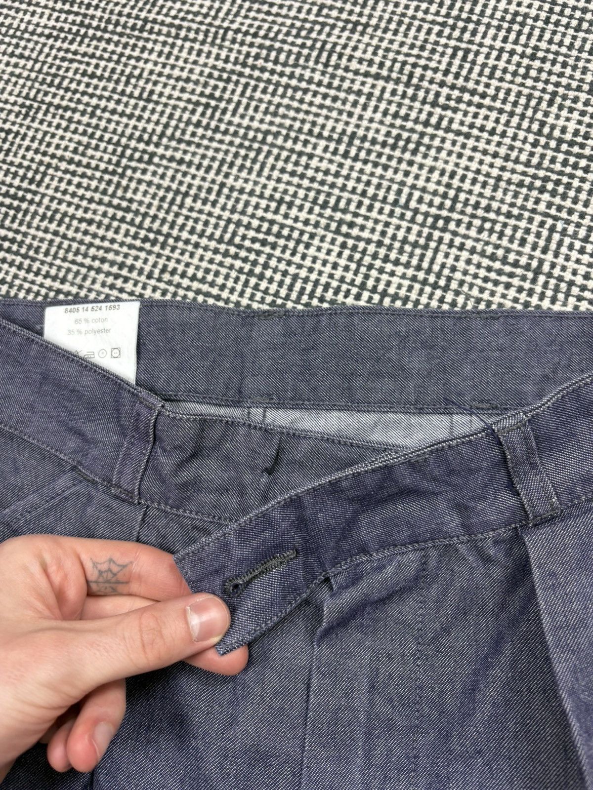 Vintage Vintage french workwear pleated utility trousers Size US 28 / EU 44 - 4 Thumbnail