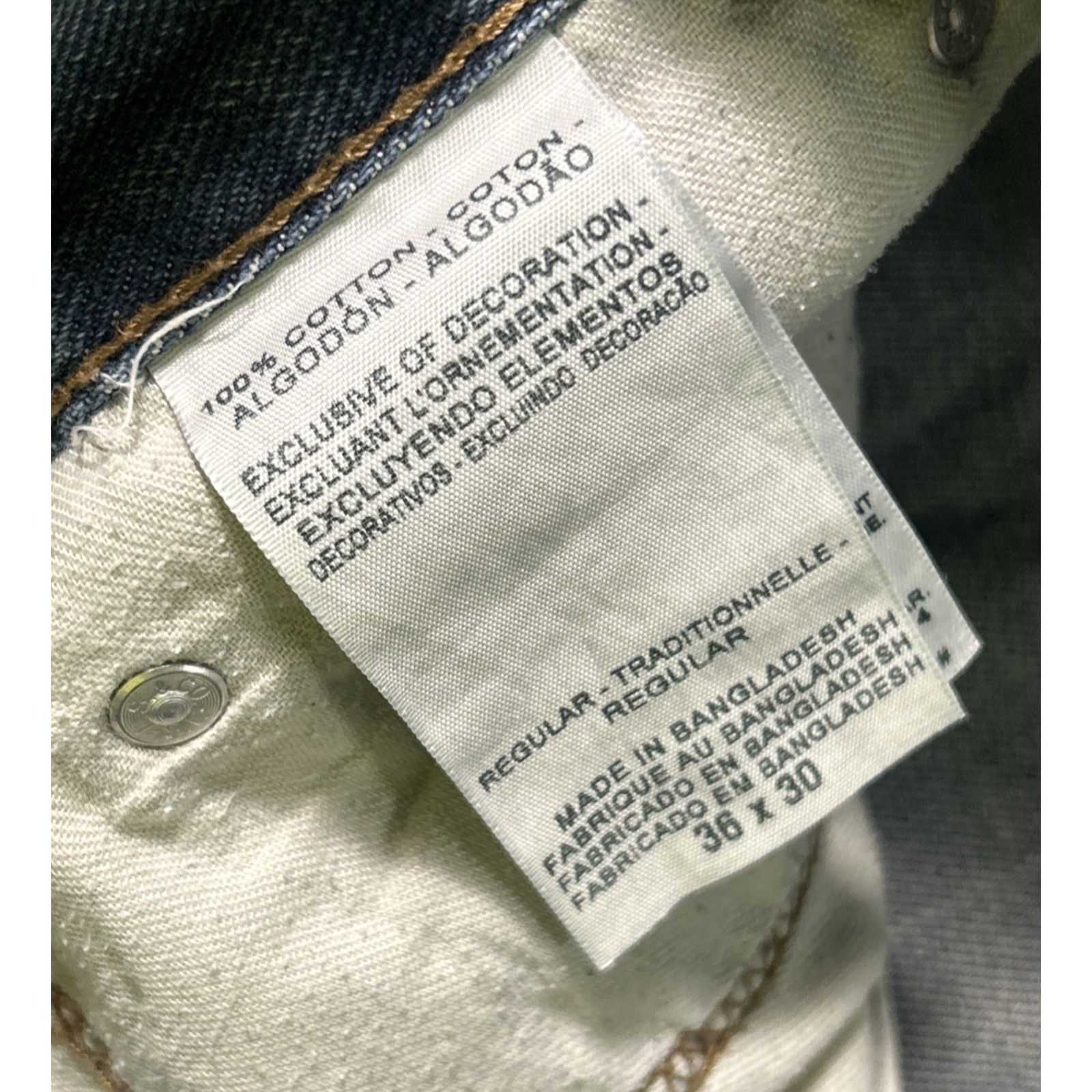 Levi's Levis Loose Baggy Jeans 36x30 Relaxed Hamilton Custom Stars Size US 36 / EU 52 - 5 Thumbnail