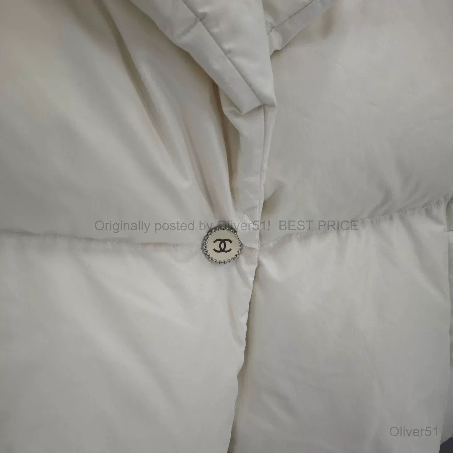 Chanel Chanel Snow Collection White Cloud Lapel BFAJMNO511 Size M / US 6-8 / IT 42-44 - 4 Thumbnail