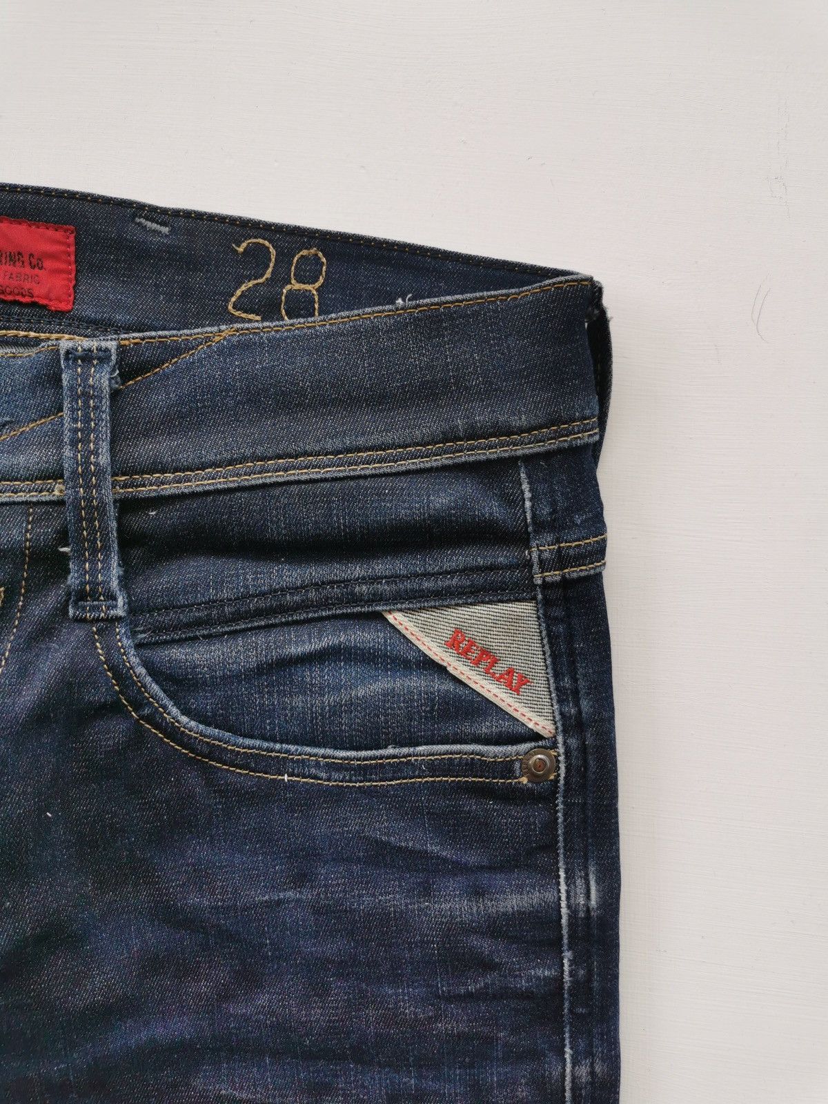 Replay Replay Anbass Skinny Distressed Jeans Size US 28 / EU 44 - 6 Thumbnail