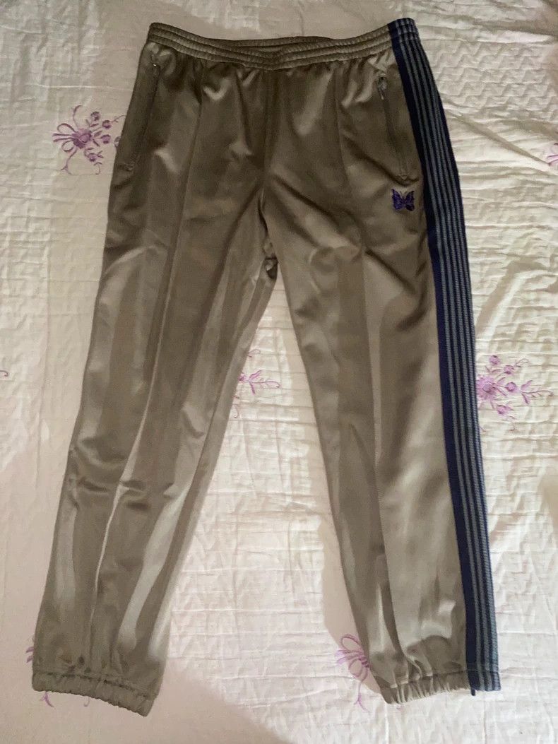 Needles Needles Pink Striped Embroidered Sweatpants - dmc Size US 30 / EU 46 - 1 Thumbnail
