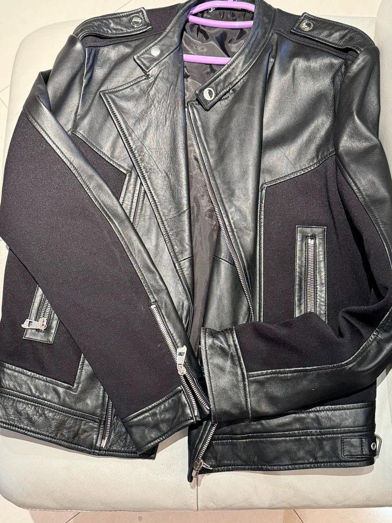 Versace Versace Stitched leather jacket Size US M / EU 48-50 / 2 - 1 Thumbnail