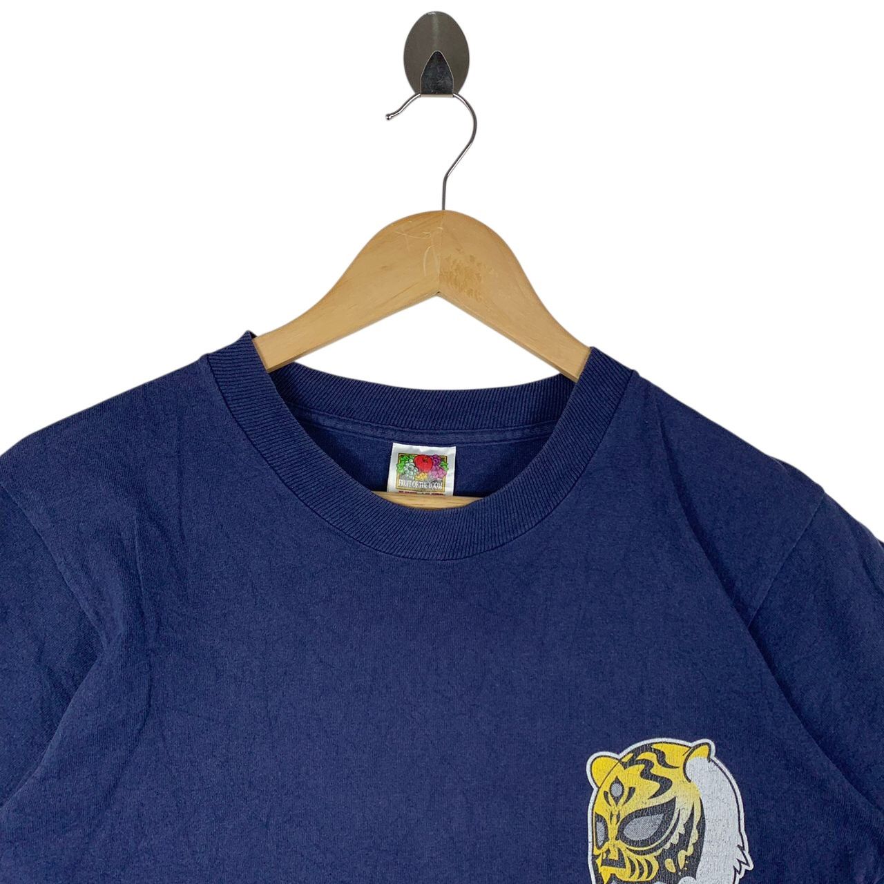 Fruit Of The Loom Vintage Tiger Mask NJPW Tee Shirt Size US S / EU 44-46 / 1 - 3 Thumbnail