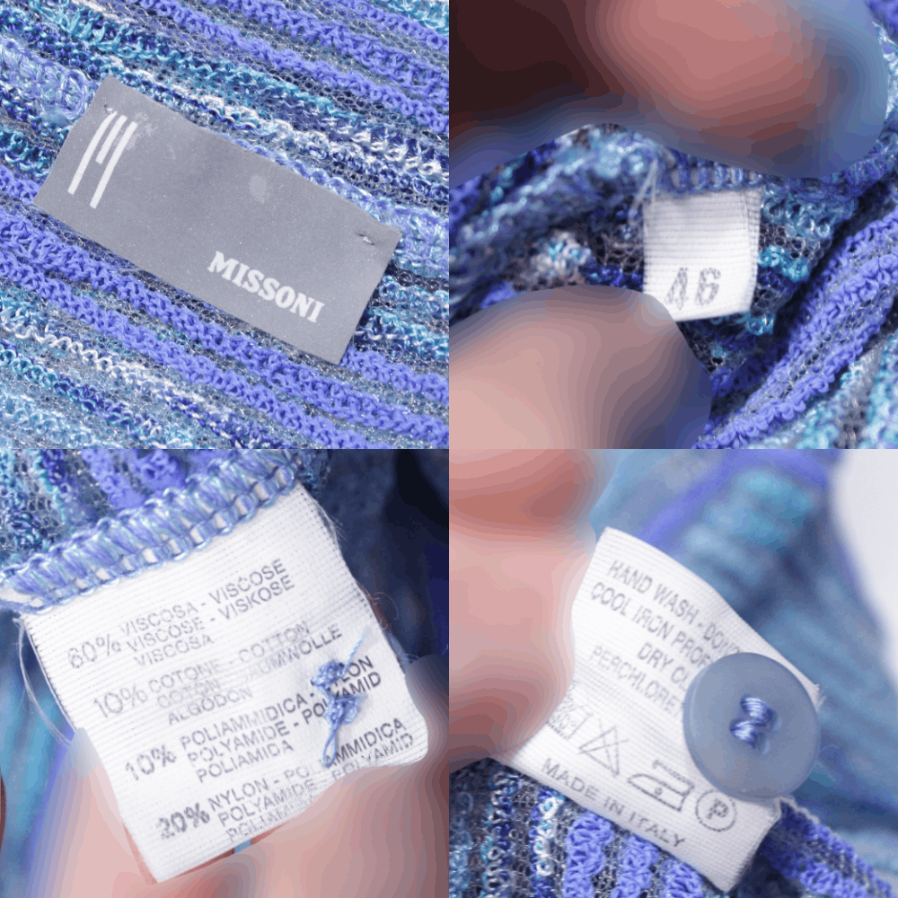 Missoni 00S Mesh Knit Vintage Size L / US 10 / IT 46 - 8 Thumbnail