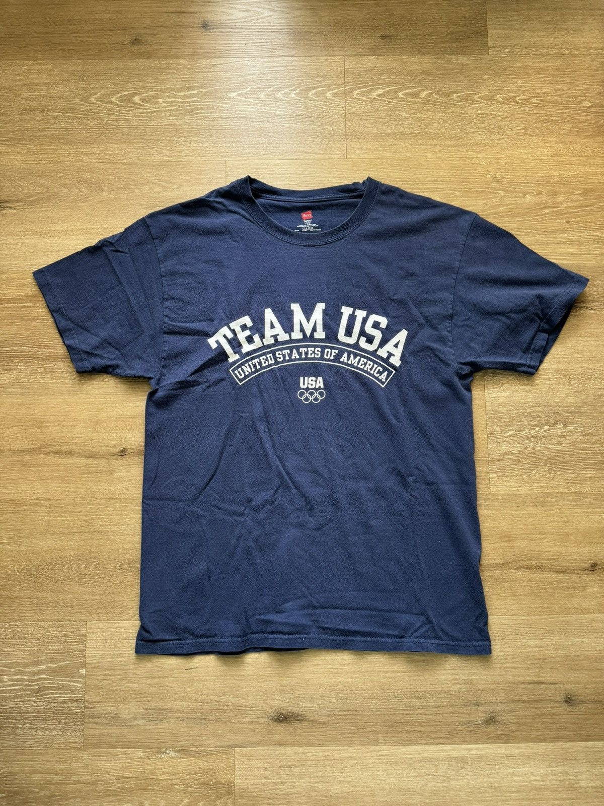 USA Olympics Olympic Tee - TEAM USA Official Arch Logo Dark Blue (Large) Size US L / EU 52-54 / 3 - 4 Thumbnail