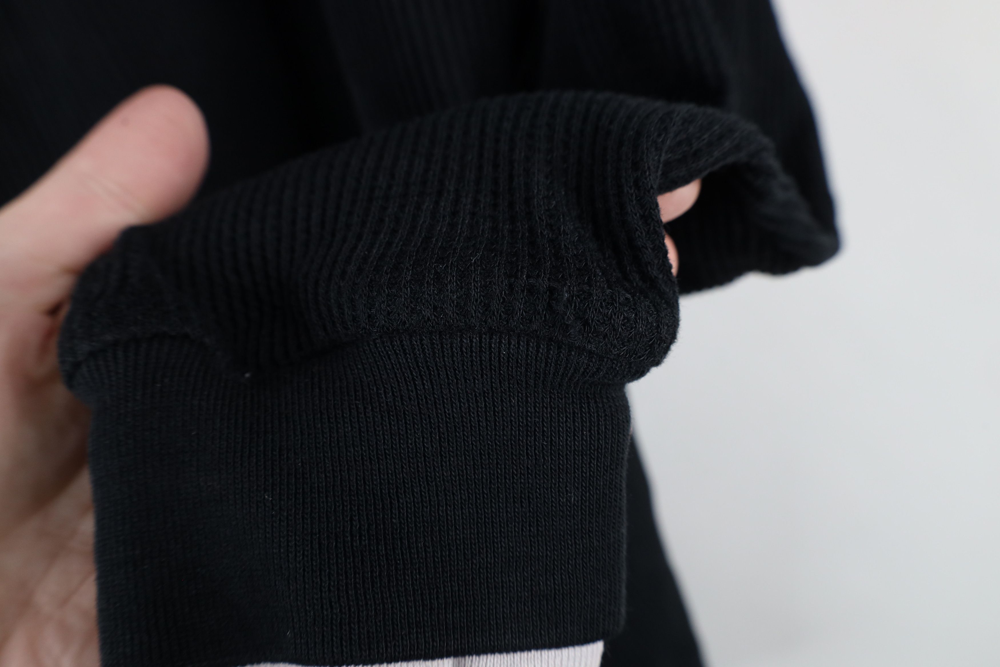 Vintage Vintage 90s Streetwear Layered Thermal Waffle Knit T-Shirt Size S / US 4 / IT 40 - 6 Thumbnail