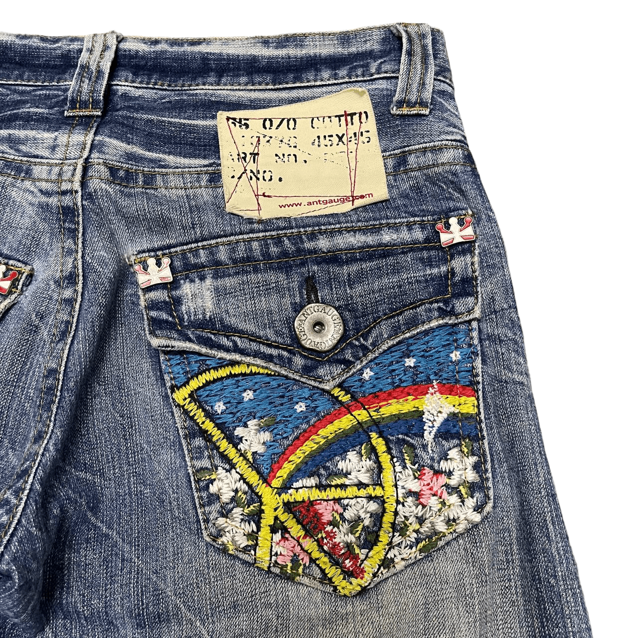Japanese Brand Vintage Antgauge Denim Pants Size US 31 - 4 Thumbnail