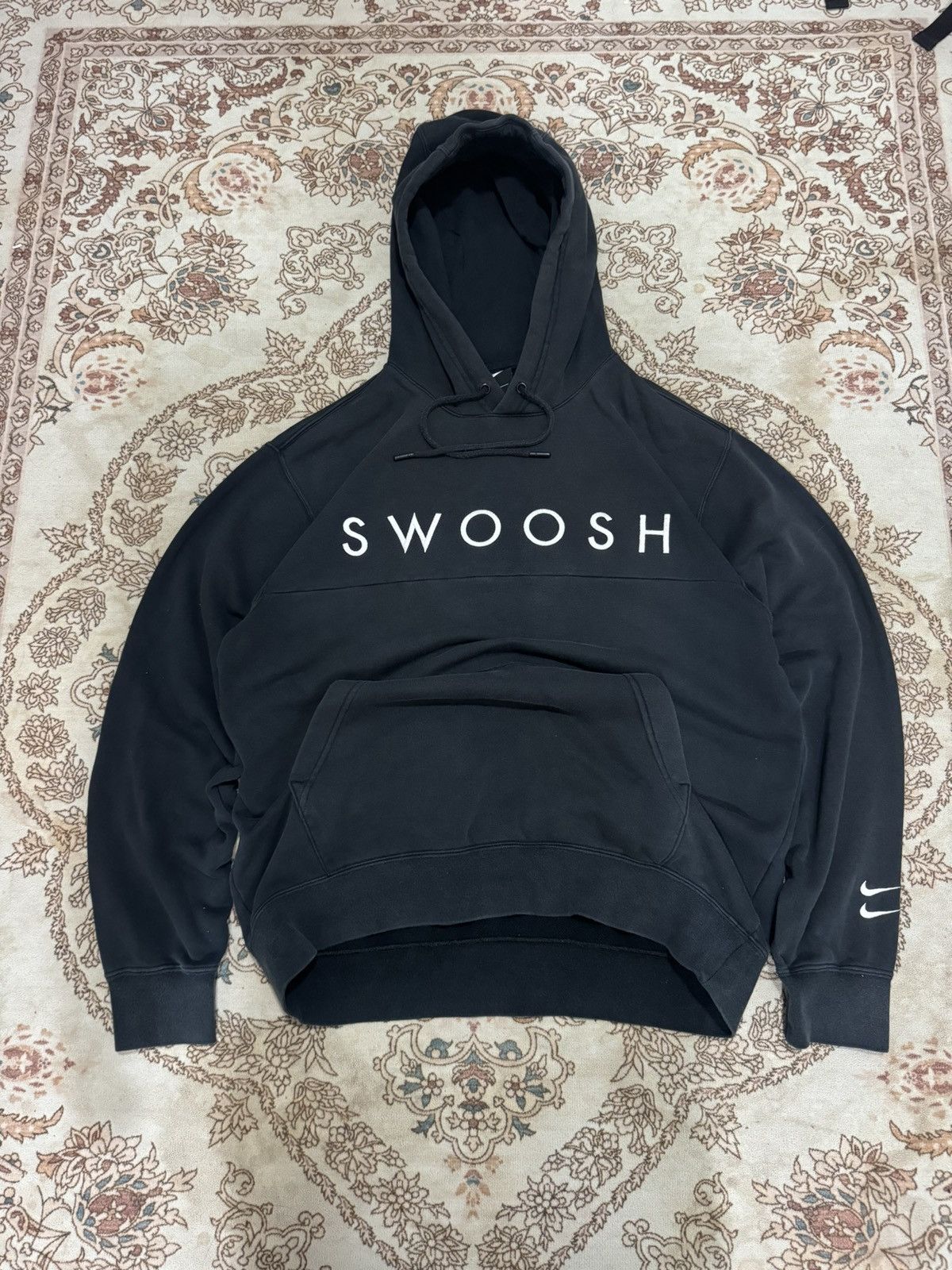 Rare Nike Swoosh Big Spellout Hoodie