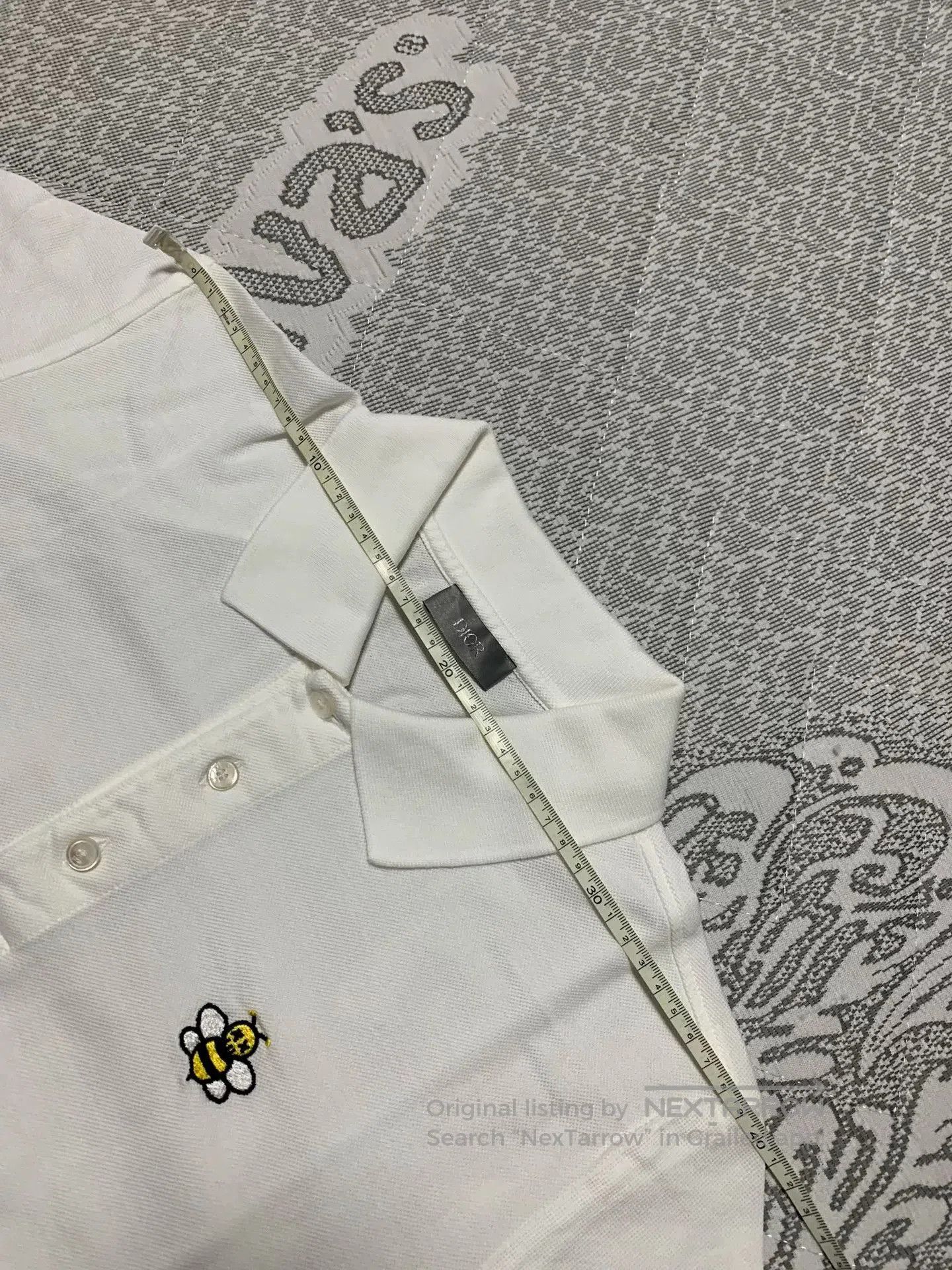 Dior Dior x Kaws Bee Embroidery Polo Shirt. Size US M / EU 48-50 / 2 - 6 Thumbnail