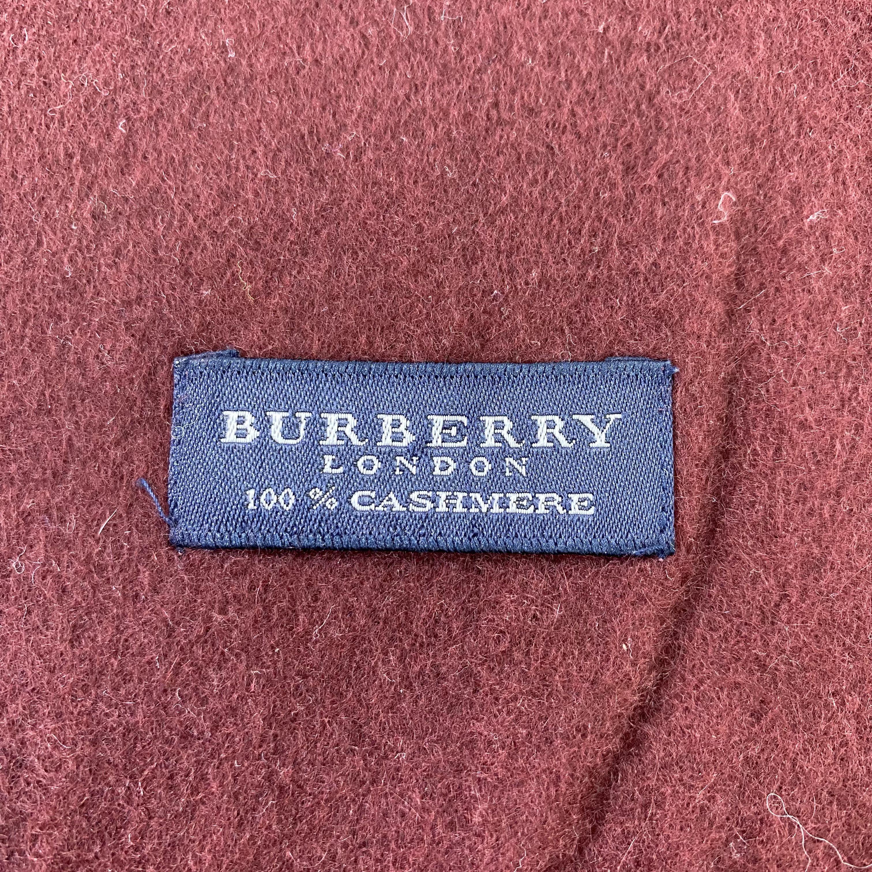 Burberry Burberrys Cashmere Scarf / Muffler / Neckwear - T1500 Size ONE SIZE - 6 Thumbnail