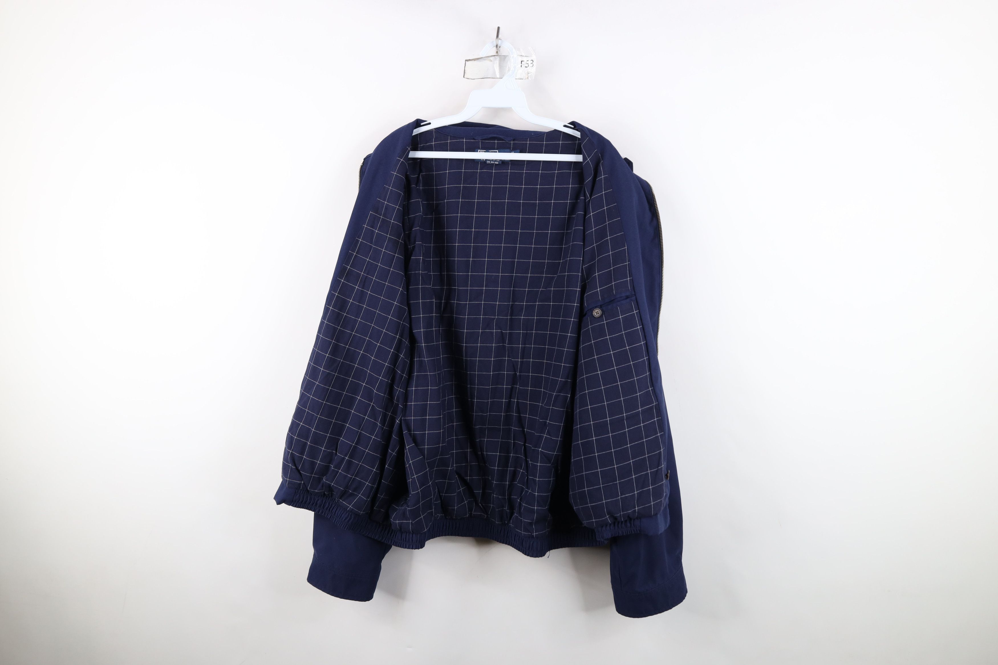 Ralph Lauren Vintage 90s Ralph Lauren Microfiber Bomber Jacket Navy Blue Size US XL / EU 56 / 4 - 11 Thumbnail