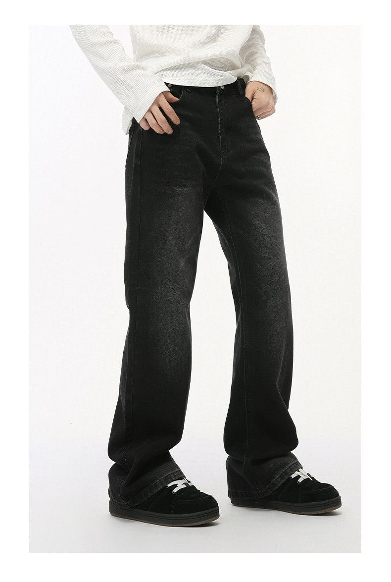 Japanese Brand × Jean Vintage Black Washed Bootcut Denim Pants Size US 32 / EU 48 - 4 Thumbnail