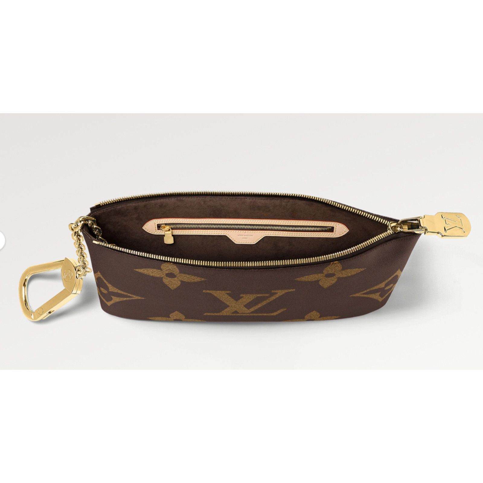Louis Vuitton Louis Vuitton Pochette Clés XL Monogram Chain Runway Bag Size ONE SIZE - 11 Thumbnail