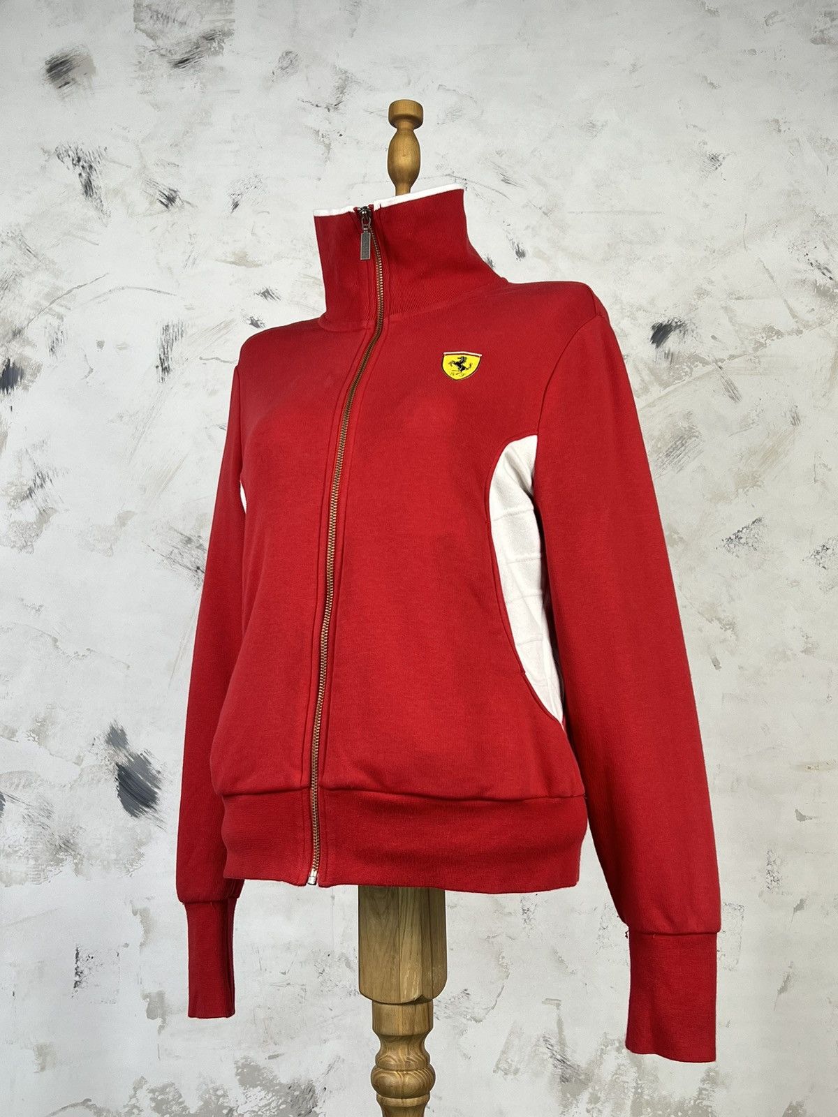 Ferrari Vintage Ferrari Zip Track Jacket Size M - L Size L / US 10 / IT 46 - 1 Thumbnail