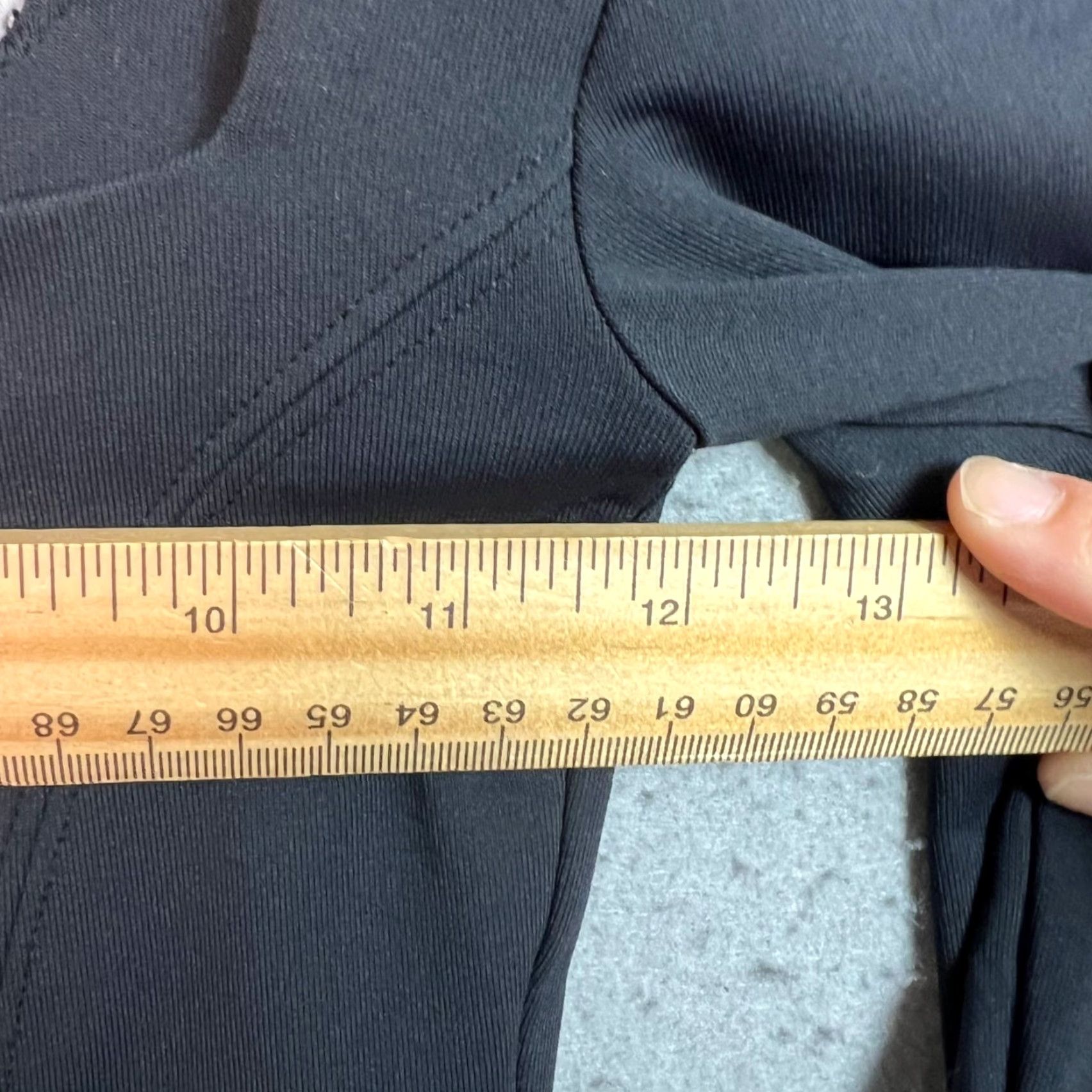 Vintage Babaton Contour Top Womens Cropped Long Sleeve Knit Black XS Size XS / US 0-2 / IT 36-38 - 5 Thumbnail