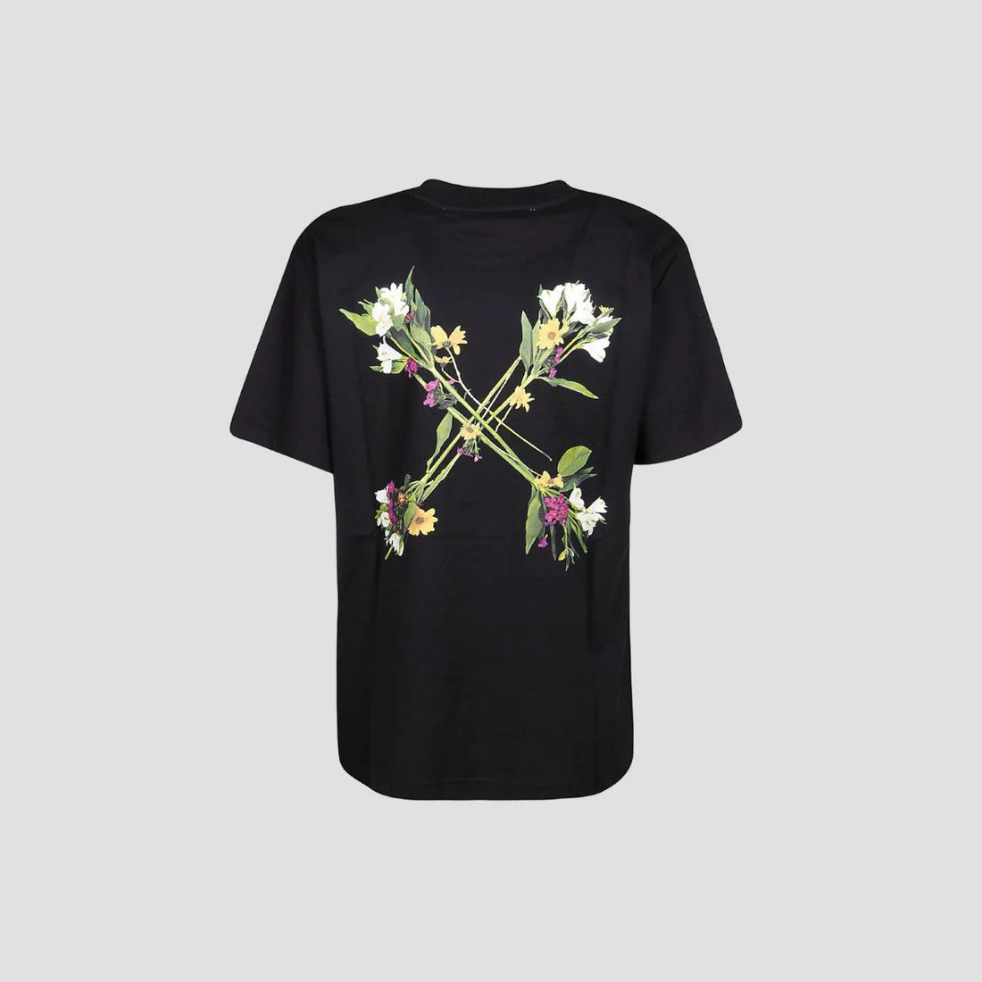 o1gr1nt0325 Flock Arrow Casual T-Shirt in Black