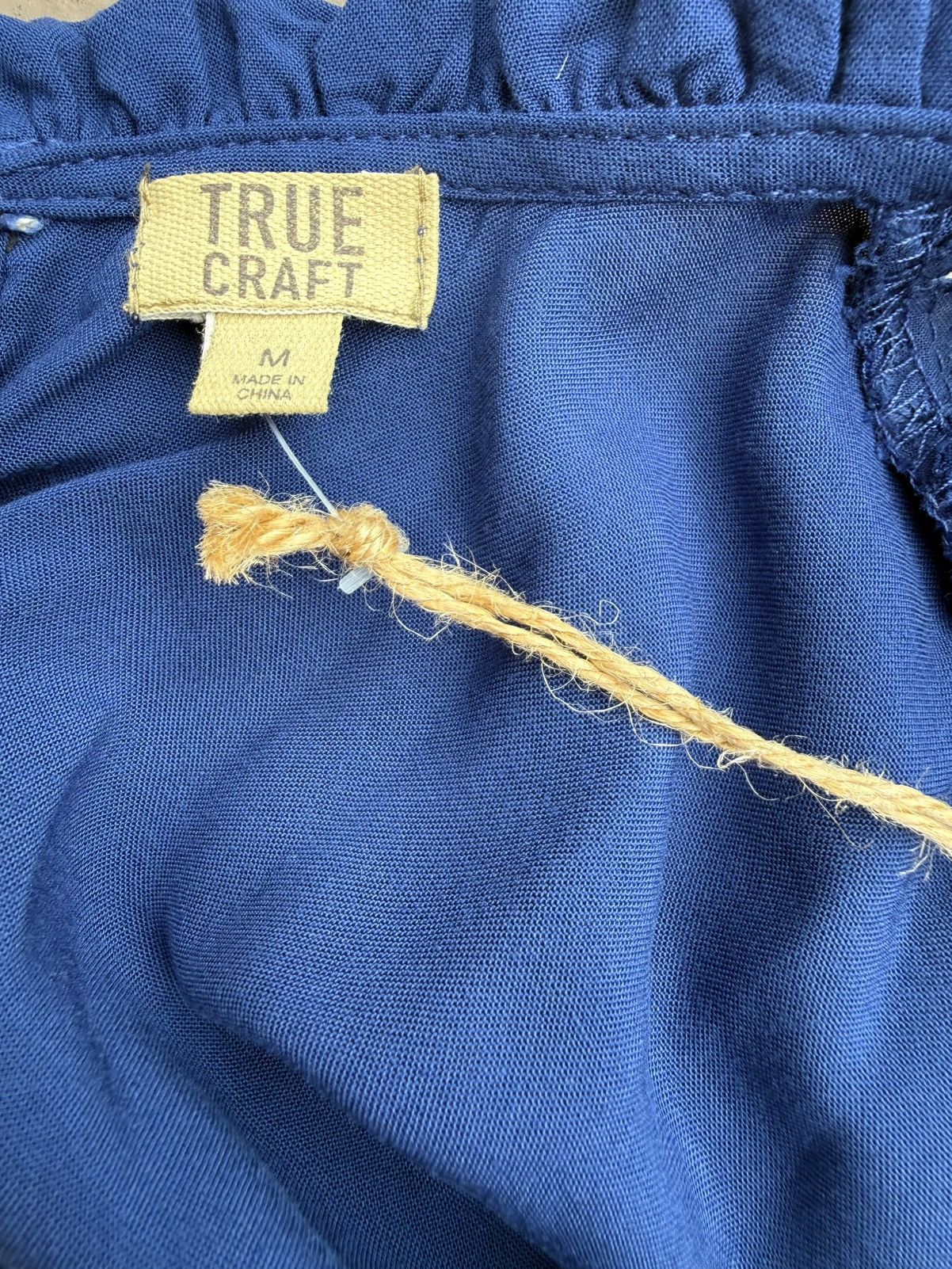 Other True Craft Young Contemporary Faded Isle Peasant Blouse Size M / US 6-8 / IT 42-44 - 8 Thumbnail