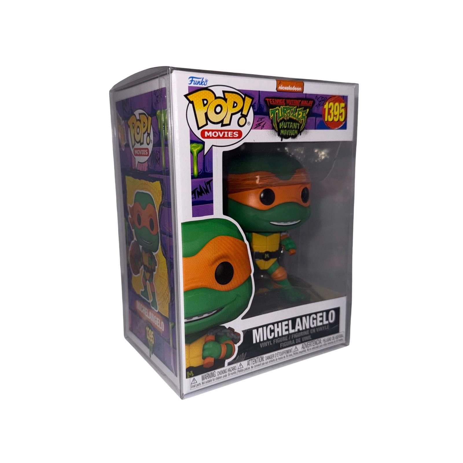 Other NIB Funko Pop! Movies TMNT Mutant Mayhem Michelangelo #1395 Size ONE SIZE - 1 Thumbnail