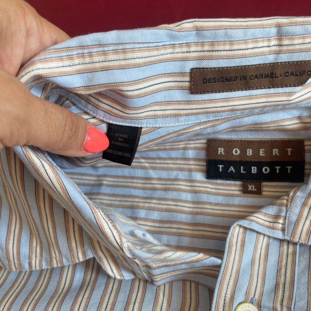 Robert Talbott Robert Talbott California Mens Long Sleeve Button Shirt Size US XL / EU 56 / 4 - 4 Thumbnail