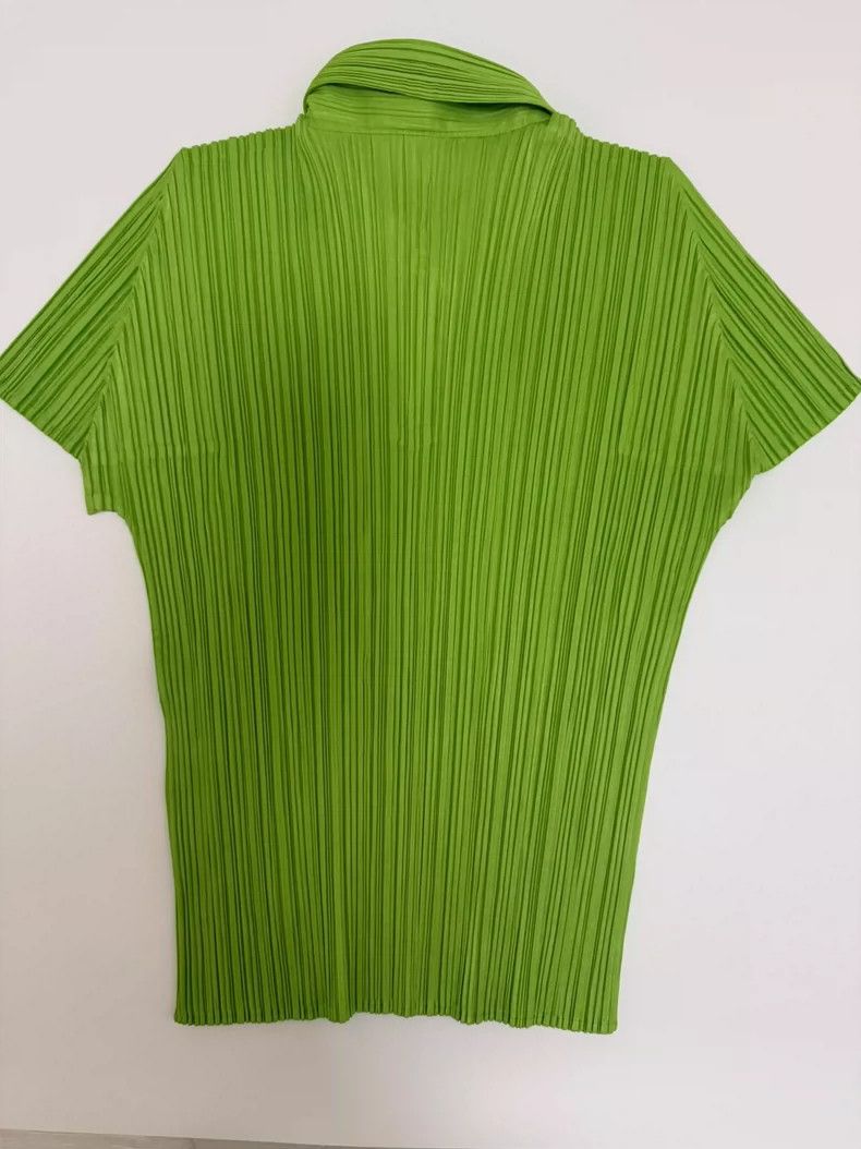 Issey Miyake issey miyake size:3 Green short-sleeved shirt 2505-Nextarr Size XXS / US 00 / IT 34 - 7 Thumbnail