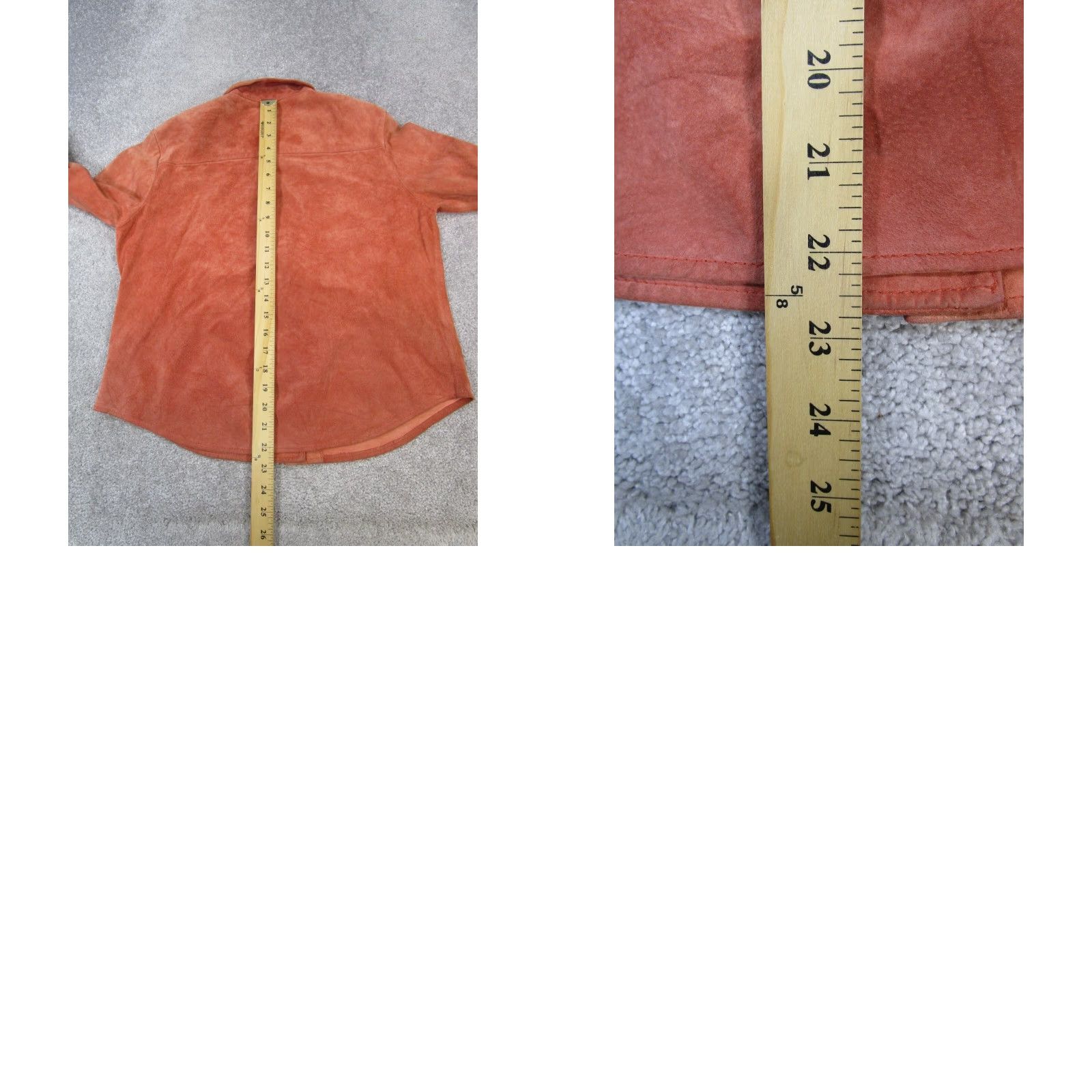 Pendleton Pendleton Jacket - Women’s Medium Orange Leather Button Up - Regular Fit - Pendleton Leather Jacket Size M / US 6-8 / IT 42-44 - 8 Thumbnail