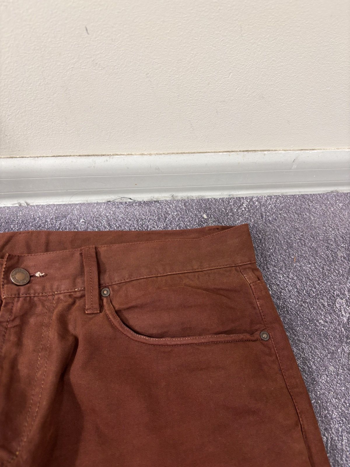 Bottega Veneta Bottega Veneta Men’s Relaxed Loose Fit Coral Brown Jeans Size US 36 / EU 52 - 7 Thumbnail