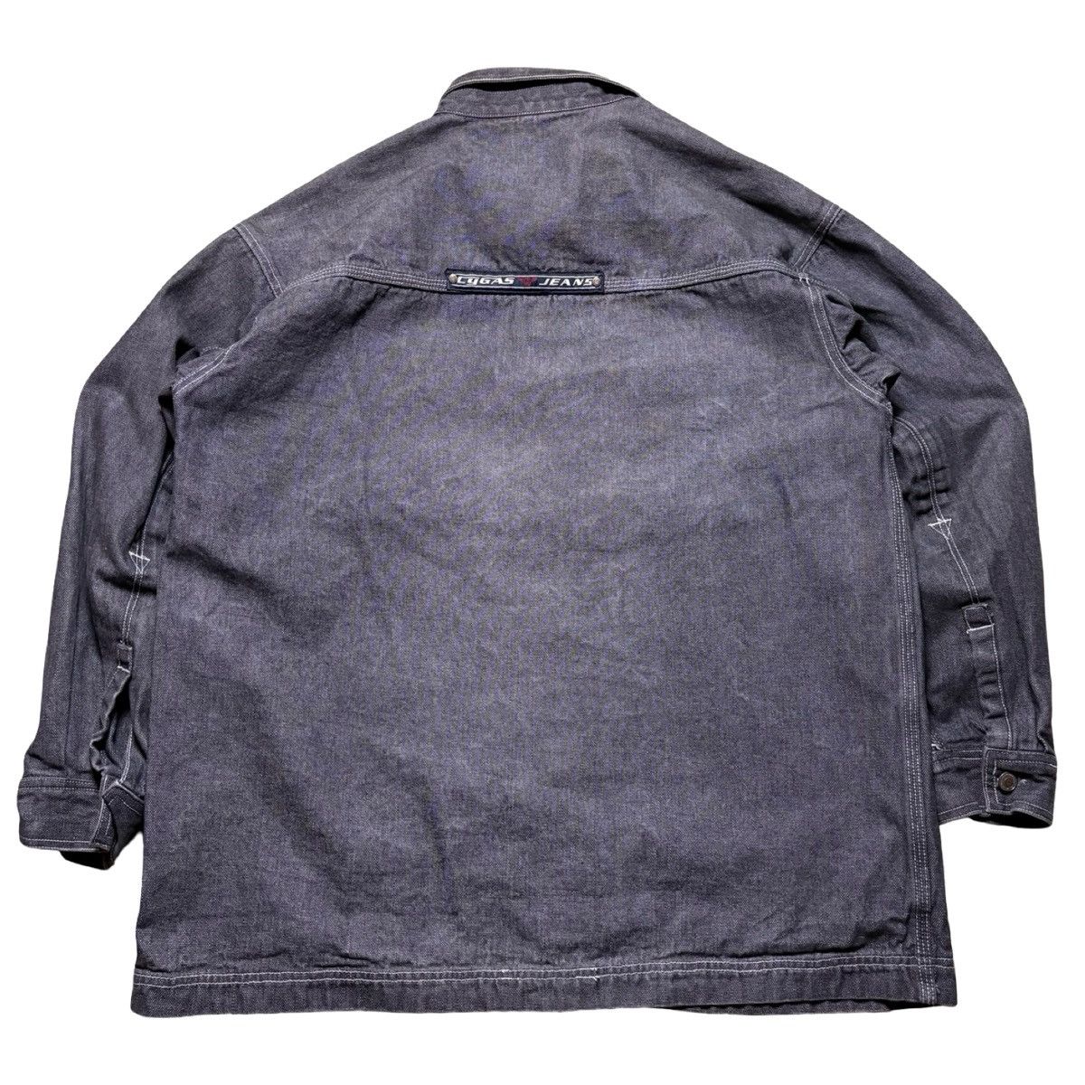 Other Vintage Y2K Cygas Denim Trucker Jacket Grey Mens 2XL Rap Hip Size US XXL / EU 58 / 5 - 7 Thumbnail
