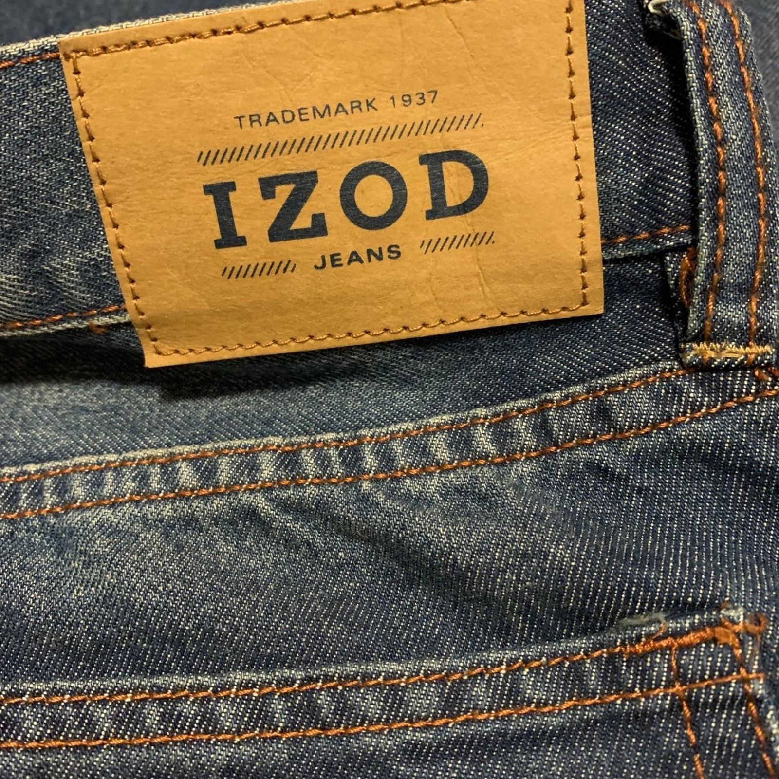 Izod Izod Men’s Straight Fit Jeans Size 34x32 Size US 34 / EU 50 - 2 Thumbnail