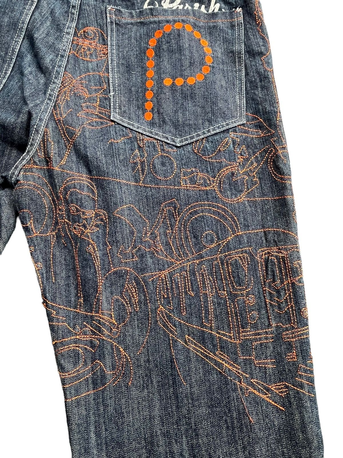 Japanese Brand Parish Custom Denim Size US 33 - 9 Thumbnail
