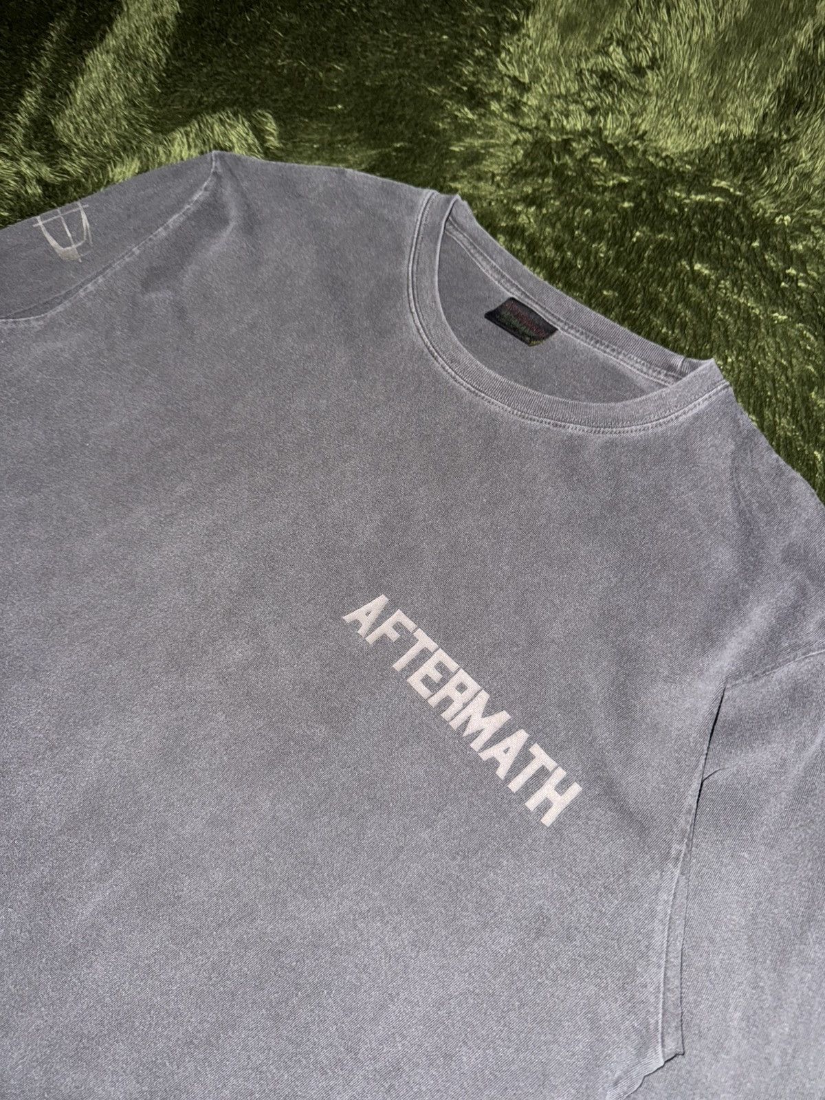 Japanese Brand [XL] AFTERMATH Garment Dyed Longsleeve Charcoal Size US XL / EU 56 / 4 - 2 Thumbnail