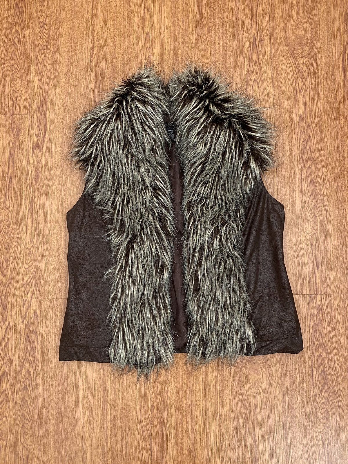 If Six Was Nine × Japanese Brand × Le Grande Bleu (L.G.B.) Faux fur vest Size US L / EU 52-54 / 3 - 1 Thumbnail