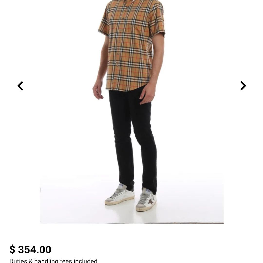 Burberry Burberry jameson short sleeve vintage check shirt 🔥 Size US XL / EU 56 / 4 - 10 Thumbnail