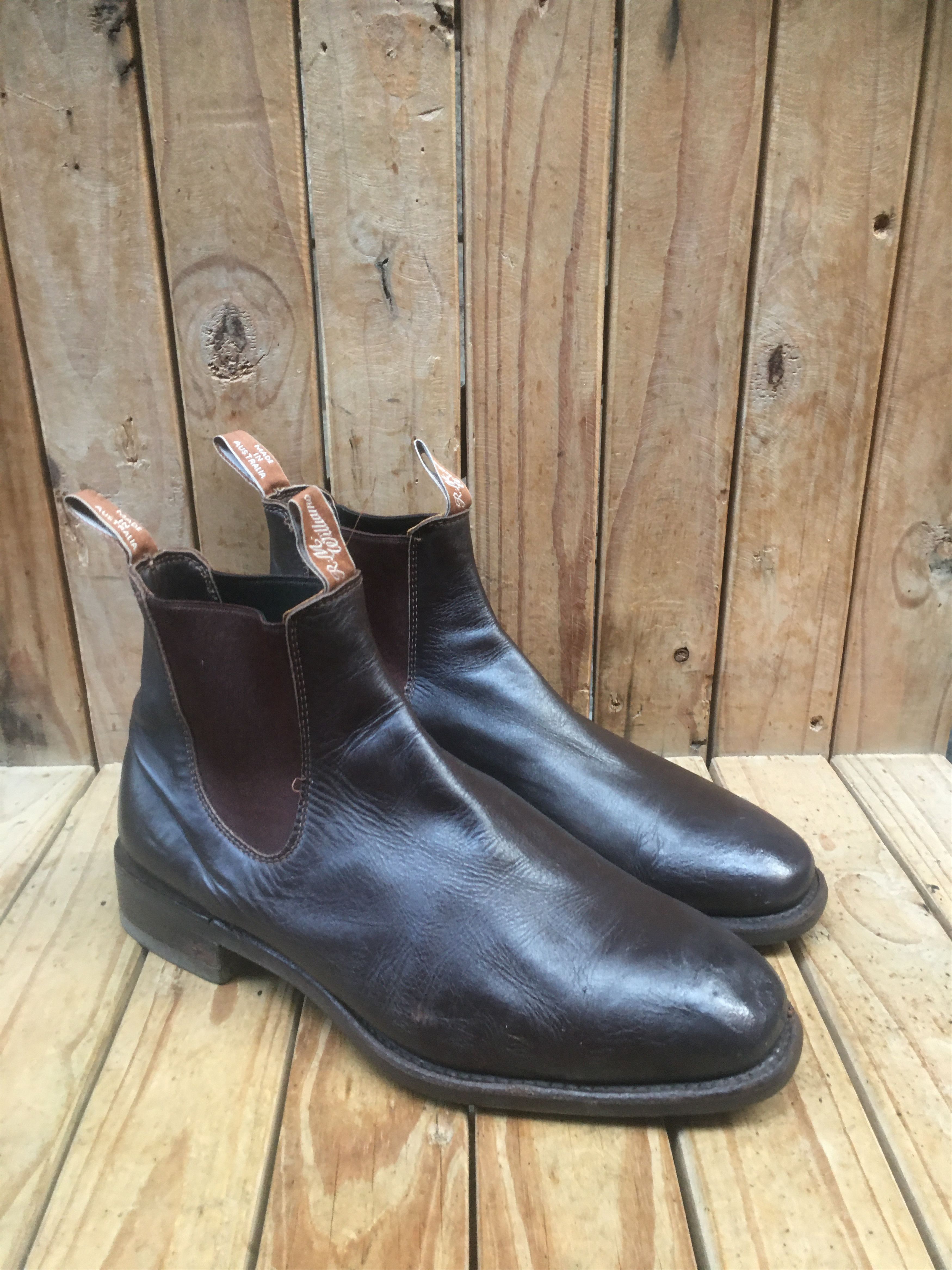 R.M. Williams R.M.Williams Brown leather Australian Men Boots Sz UK 10.5 H Size US 11.5 / EU 44-45 - 6 Thumbnail