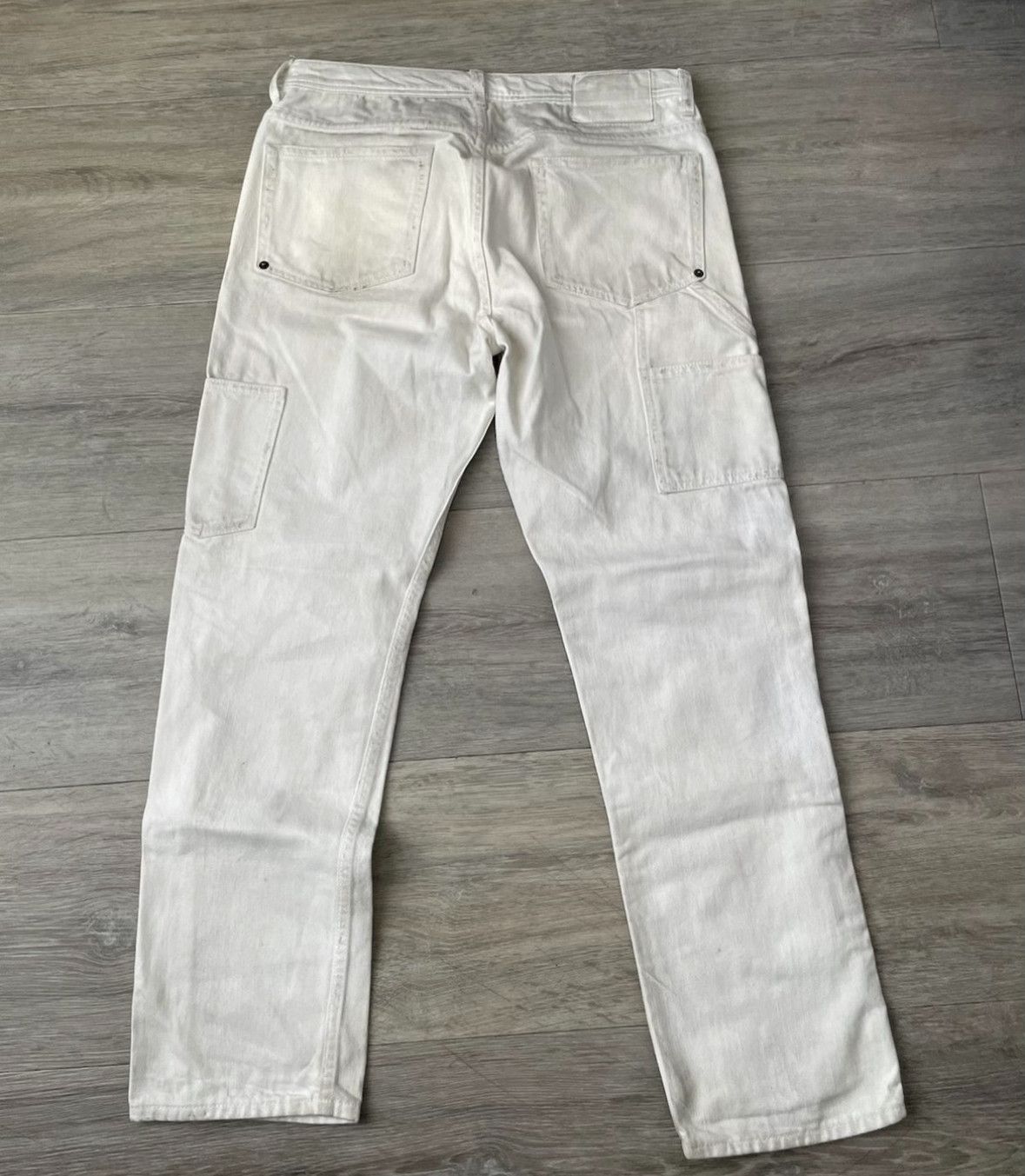 Enfants Riches Deprimes enfants riches deprimes 22fw white lumberjack pants Size US 32 / EU 48 - 2 Thumbnail