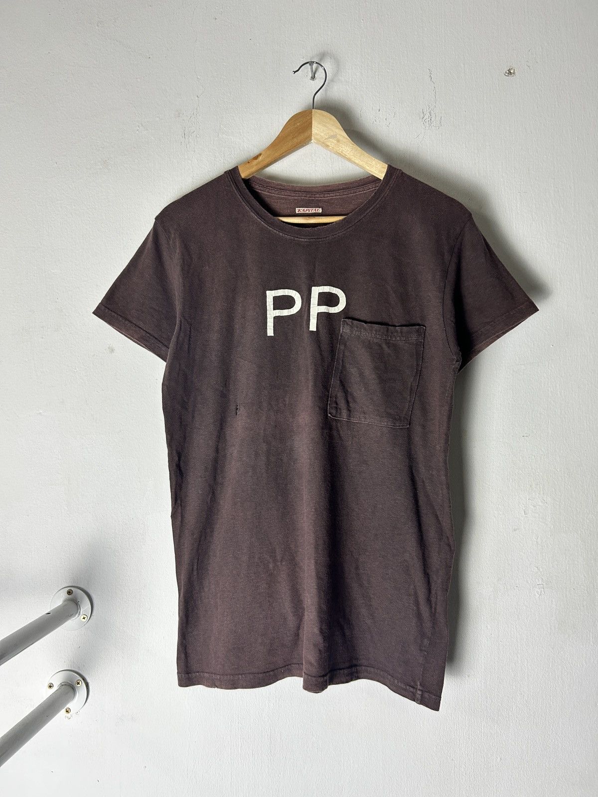 Kapital Kapital Brown Pocket Tee Shirt Size US M / EU 48-50 / 2 - 1 Thumbnail