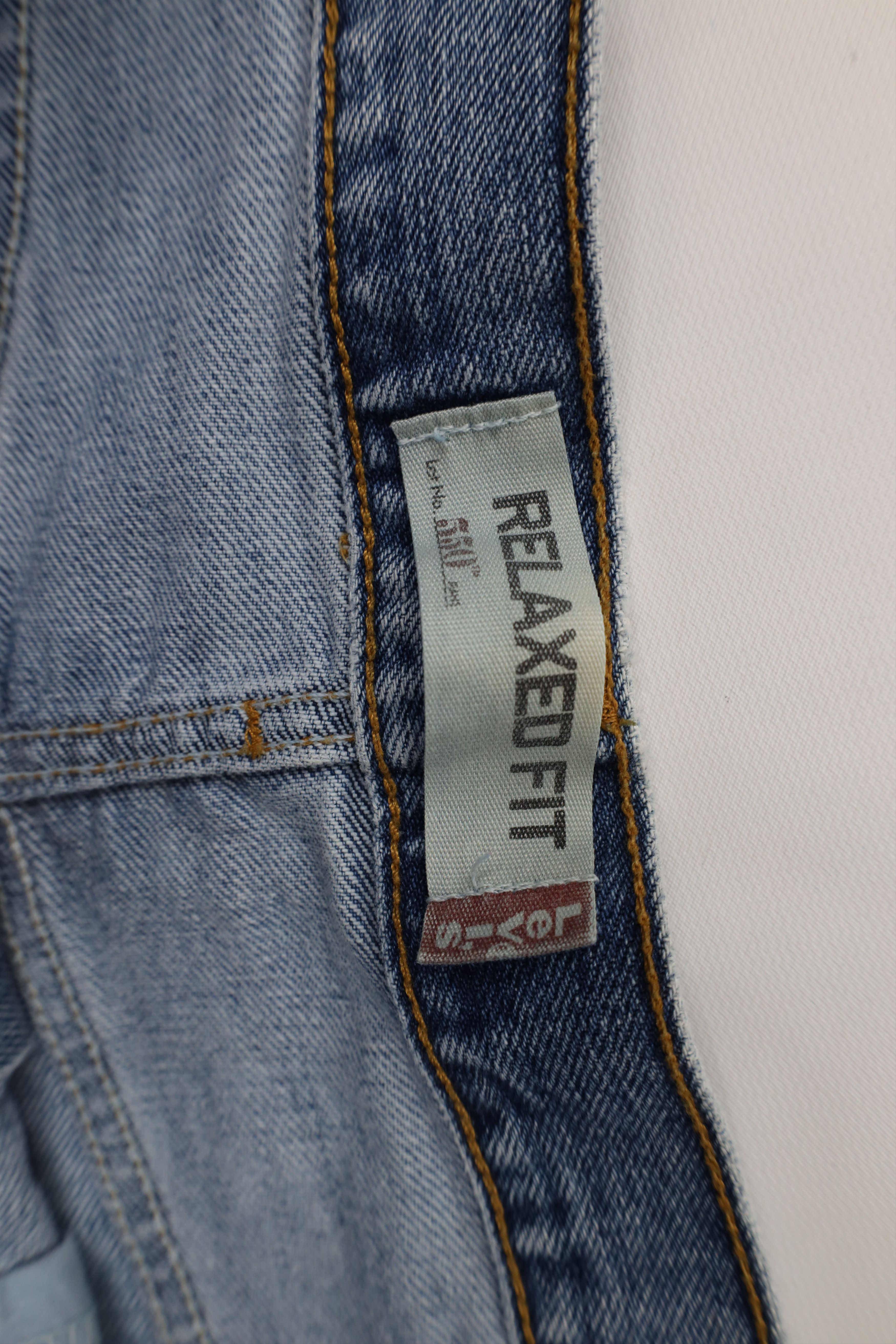 Levi's Vintage Y2K Levis 550 Relaxed Fit Denim Jeans Blue Cotton Size US 38 / EU 54 - 8 Thumbnail
