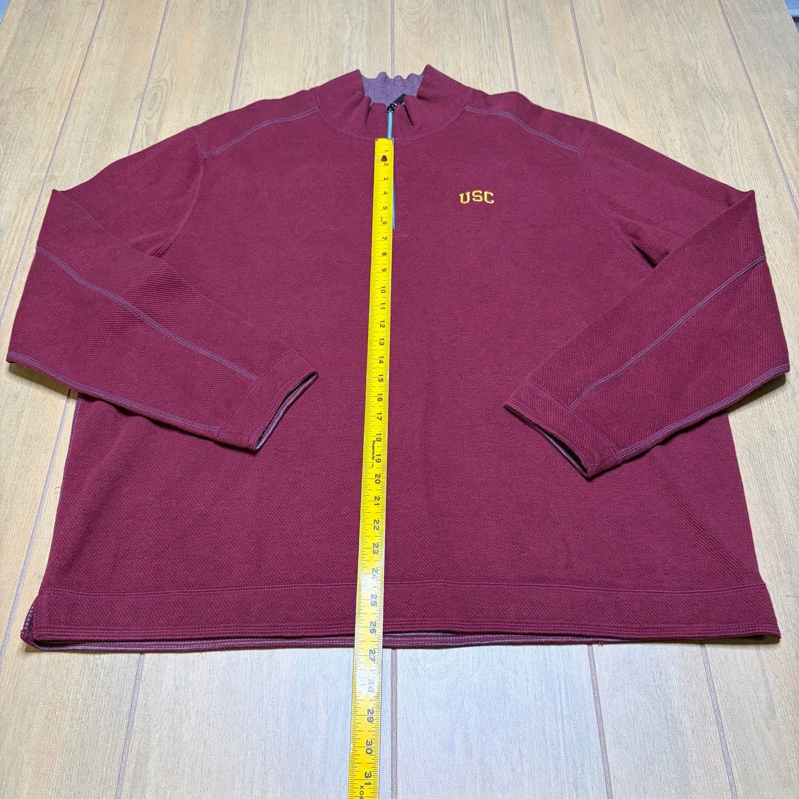 Tommy Bahama Tommy Bahama USC Trojans 2XL Quarter Zip Pullover Sweater Size US XXL / EU 58 / 5 - 4 Thumbnail