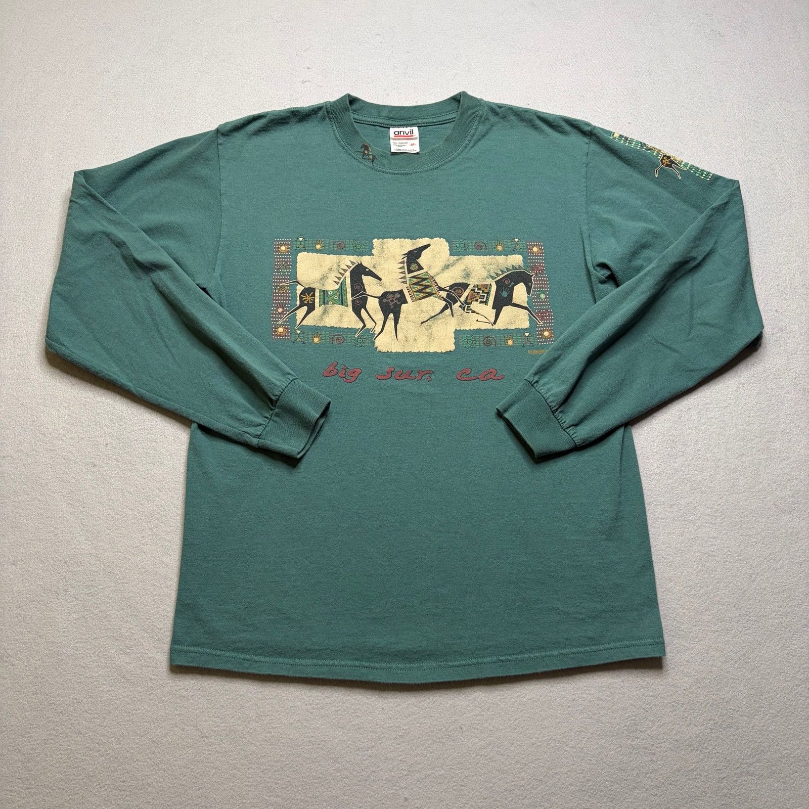 Anvil Vintage Big Sur CA Long Sleeve T Shirt Men’s Medium Size US M / EU 48-50 / 2 - 1 Thumbnail
