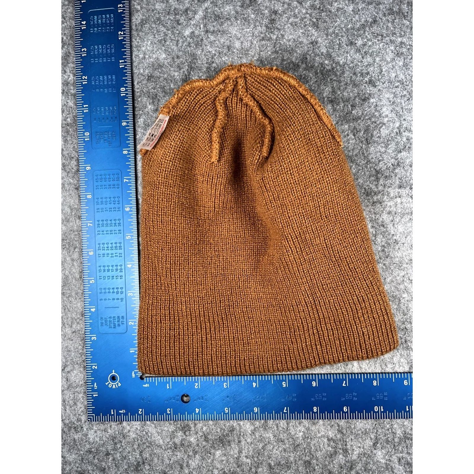 Vintage CAMPTRACE Beanie Mens One Size Brown Knit Cuffed Stretch Winter Casual Hat Size ONE SIZE - 6 Thumbnail