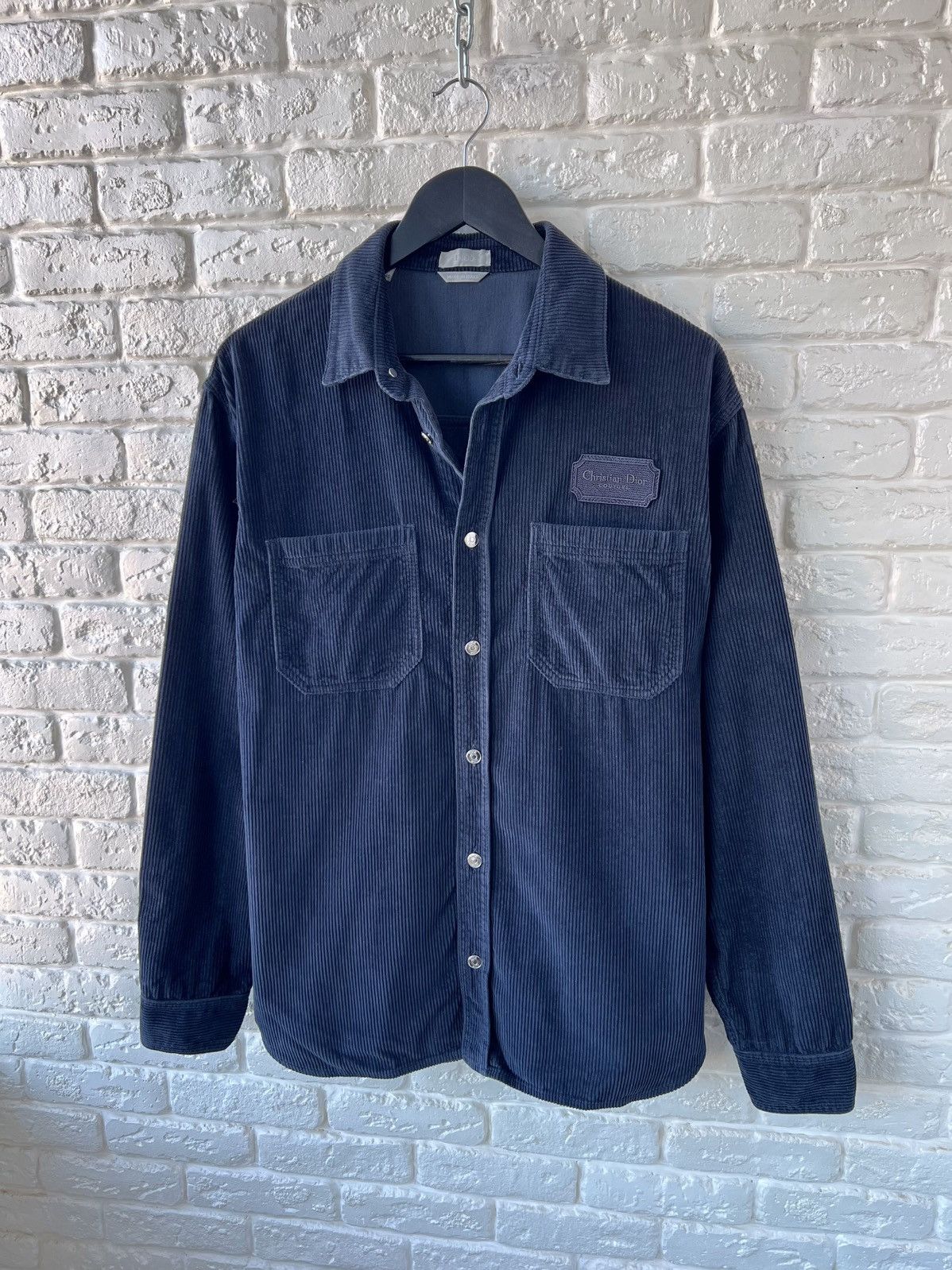 Dior Christian Dior Couture Corduroy Patch Shirt Jacket Size US M / EU 48-50 / 2 - 1 Thumbnail