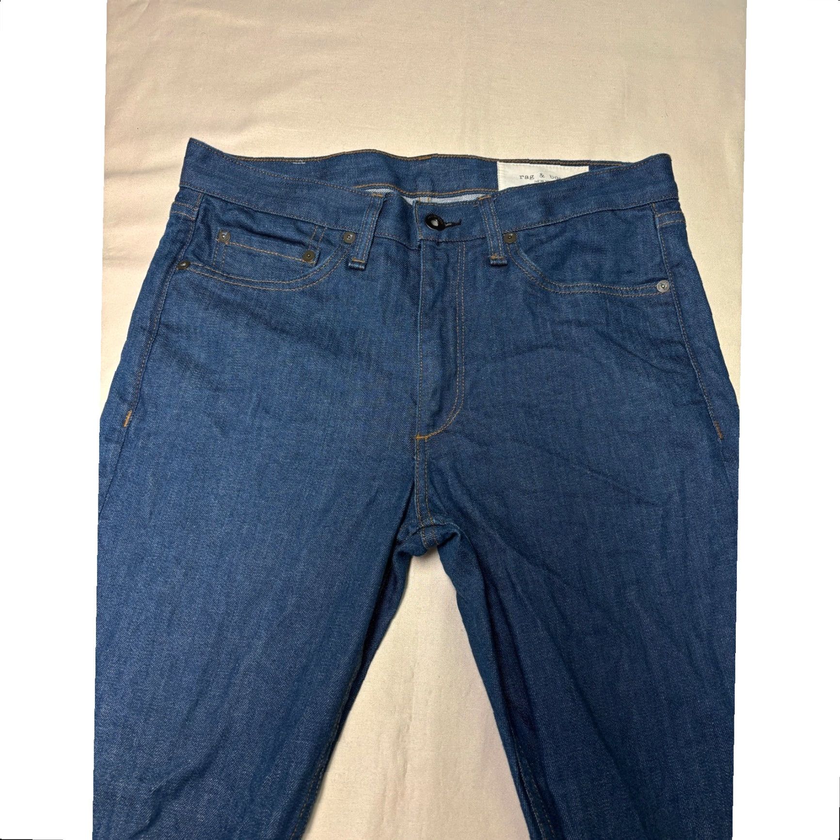 Rag & Bone rag & bone New York FIT 2 Slim Jeans 32W 31L Mens Denim Raw Slim 5-Pocket Hunt 90s style? Size US 32 / EU 48 - 2 Thumbnail