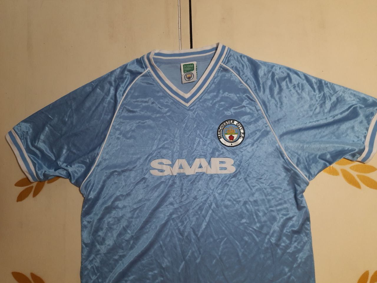 Other Score Draw Manchester City Jersey 1982-1983 Size US XL / EU 56 / 4 - 9 Thumbnail