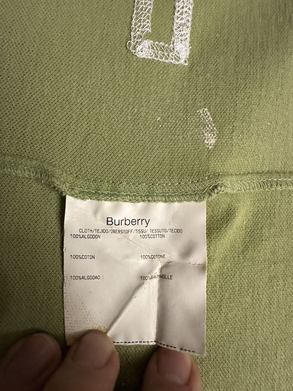 Burberry Burberry x custom t shirt size XL- 2XL vintage Size US XL / EU 56 / 4 - 9 Thumbnail